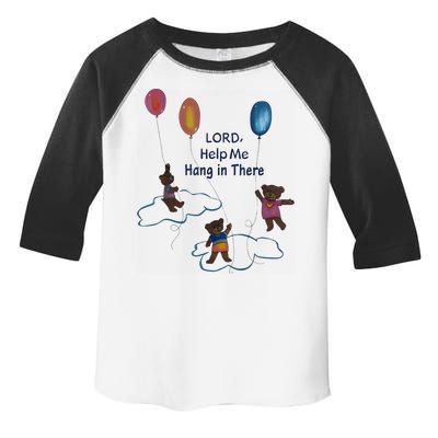 Lord Help Me Hang In There Funny Meme Toddler Fine Jersey T-Shirt