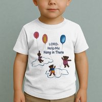 Lord Help Me Hang In There Funny Meme Toddler T-Shirt