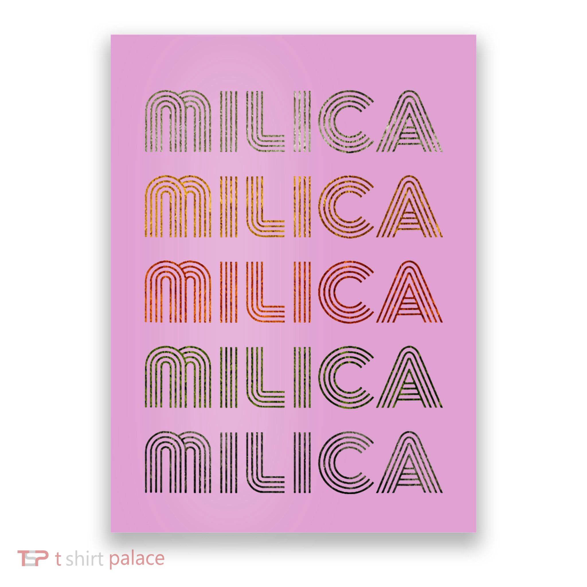 Love Heart Milica Grunge Poster