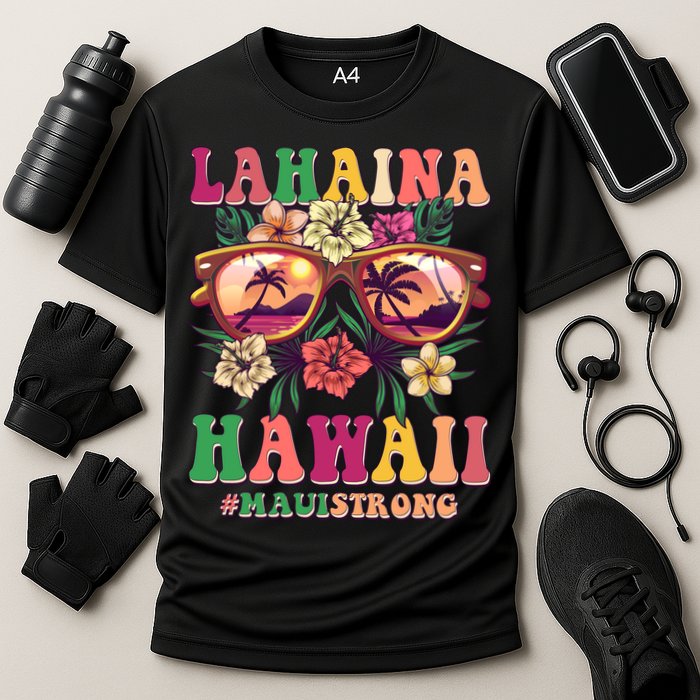 Lahaina Hawaii #Maui Strong Cooling Performance Crew T-Shirt