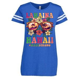 Lahaina Hawaii #Maui Strong Enza Ladies Jersey Football T-Shirt