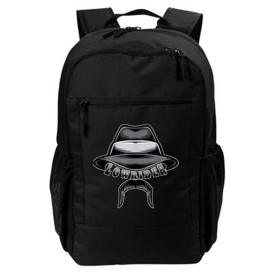 Lowrider Hat & Moustache, Chicano Cholo, Latino Low Rider Backpack