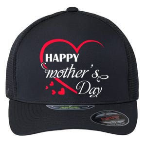 Love Happy Mother Day Great Gift Flexfit Unipanel Trucker Cap