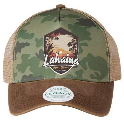Lahaina Hawaii Maui Strong Support Legacy Tie Dye Trucker Hat