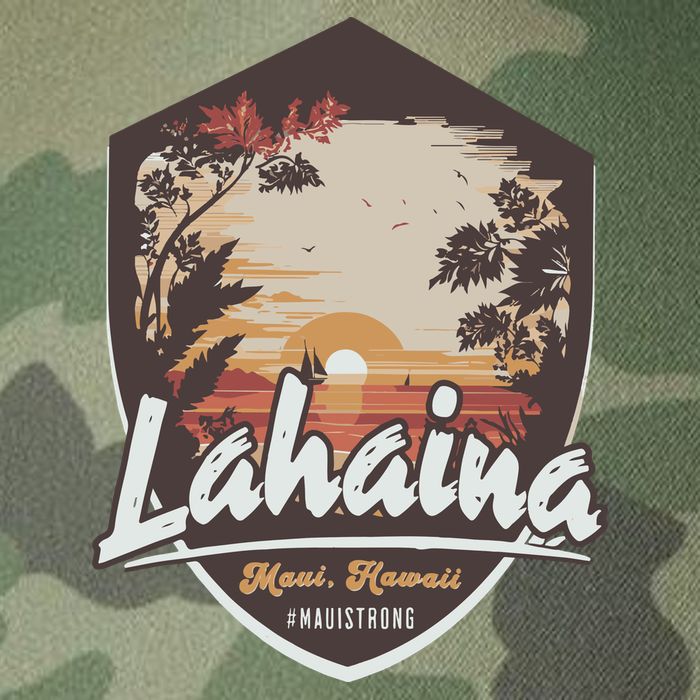 Lahaina Hawaii Maui Strong Support Legacy Tie Dye Trucker Hat
