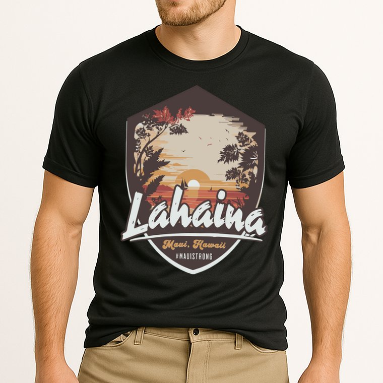 Lahaina Hawaii Maui Strong Support Performance Shirt
