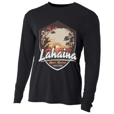 Lahaina Hawaii Maui Strong Support Cooling Performance Long Sleeve Crew