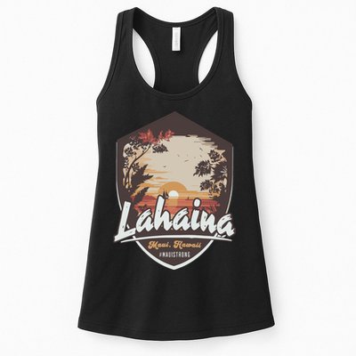 Lahaina Hawaii Maui Strong Support Womens Tank Top