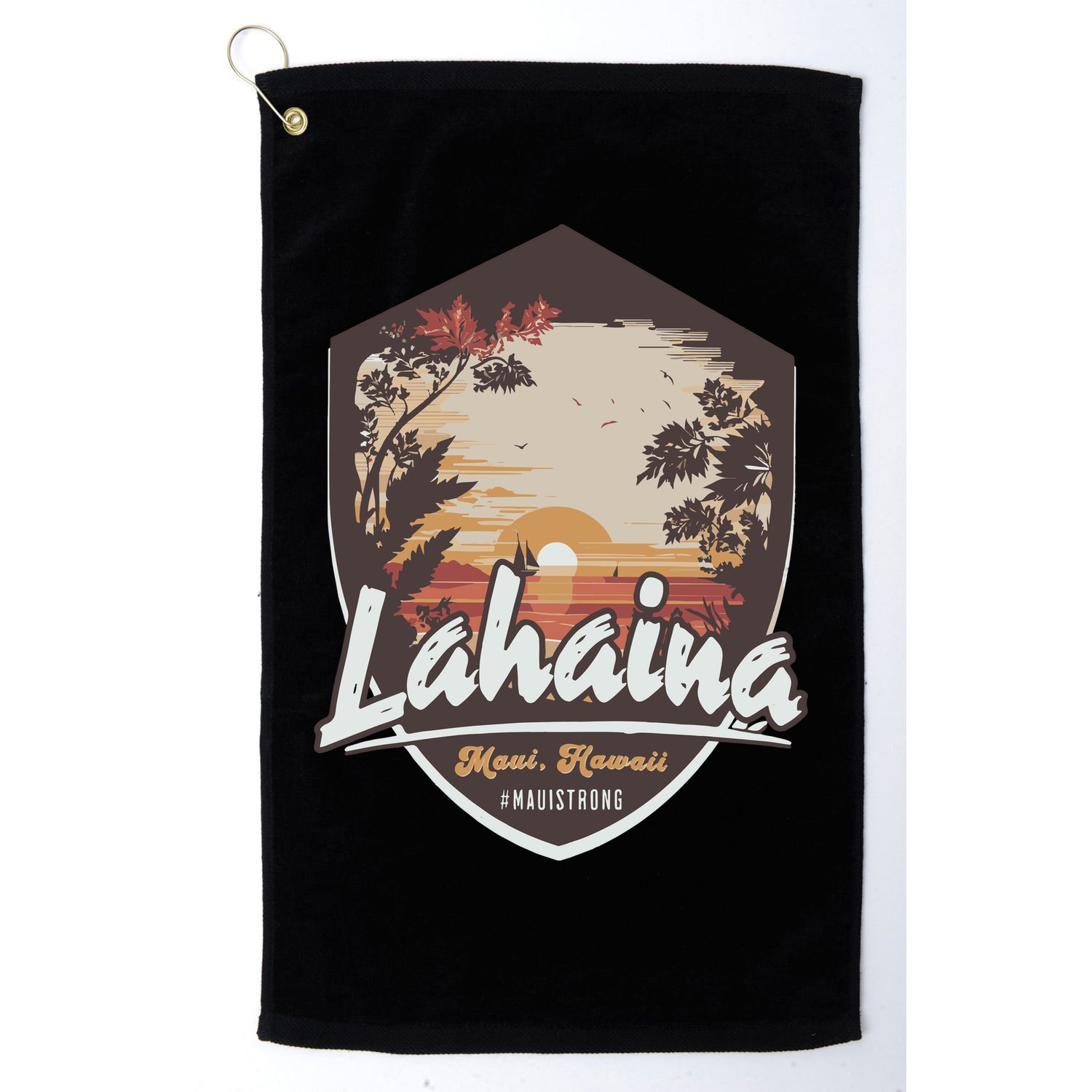 Lahaina Hawaii Maui Strong Support Golf Towel