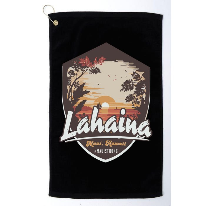 Lahaina Hawaii Maui Strong Support Golf Towel