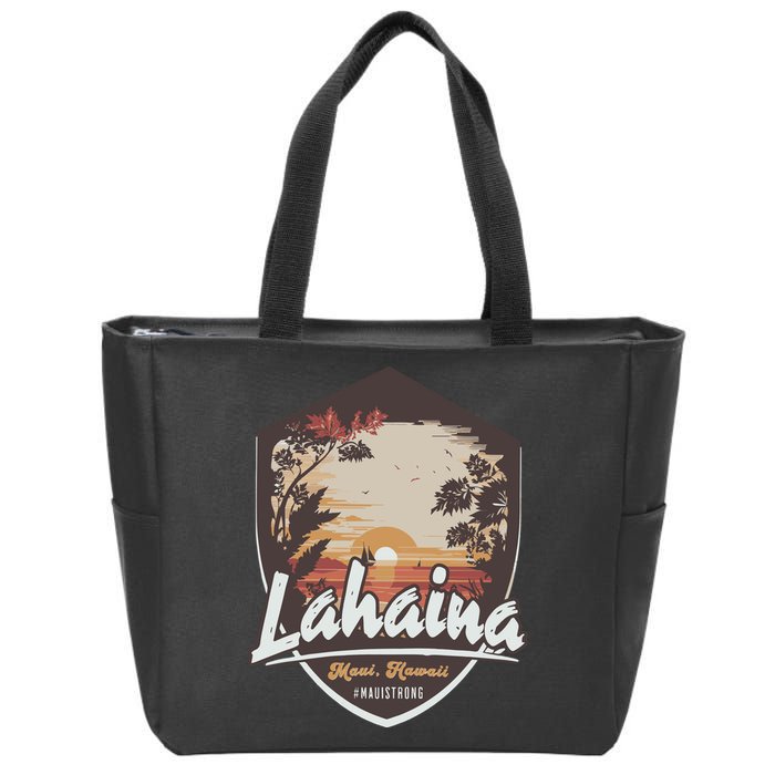 Lahaina Hawaii Maui Strong Support Zip Tote Bag