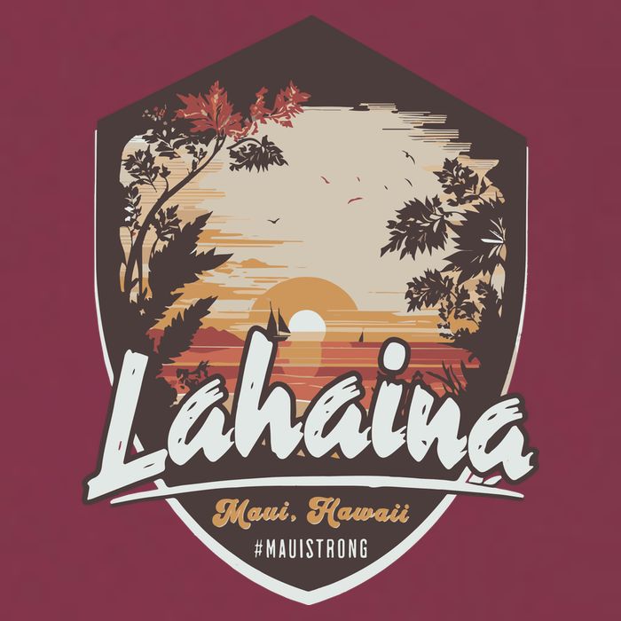 Lahaina Hawaii Maui Strong Support 16oz Travel Tumbler