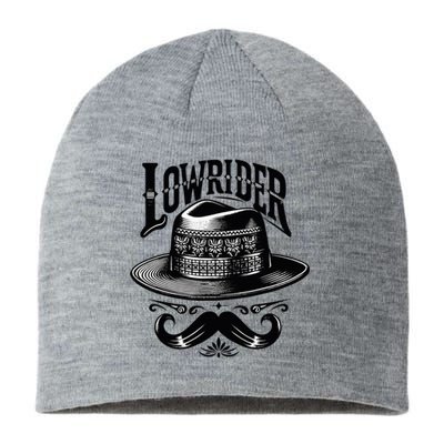 Lowrider Hat Moustache Chicano Cholo Latino Low Rider Sustainable Beanie