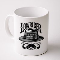 Lowrider Hat Moustache Chicano Cholo Latino Low Rider Coffee Mug