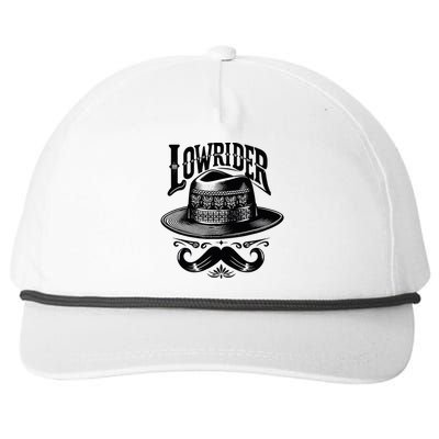 Lowrider Hat Moustache Chicano Cholo Latino Low Rider Snapback Five-Panel Rope Hat