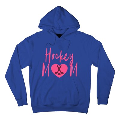 Love Hockey Mom Cute Gift Hoodie