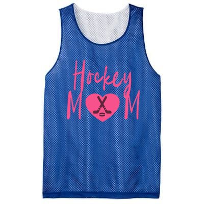 Love Hockey Mom Cute Gift Mesh Reversible Basketball Jersey Tank