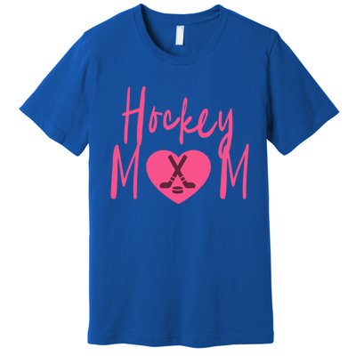 Love Hockey Mom Cute Gift Premium T-Shirt