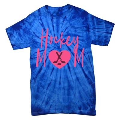 Love Hockey Mom Cute Gift Tie-Dye T-Shirt