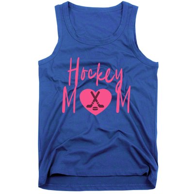 Love Hockey Mom Cute Gift Tank Top