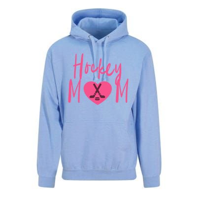 Love Hockey Mom Cute Gift Unisex Surf Hoodie