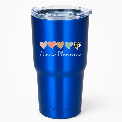 Leopard Hearts Matching Valentines Day For Event Planner Cute Gift Tumbler