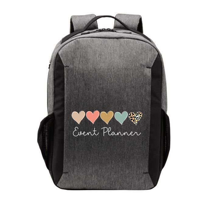 Leopard Hearts Matching Valentines Day For Event Planner Cute Gift Vector Backpack