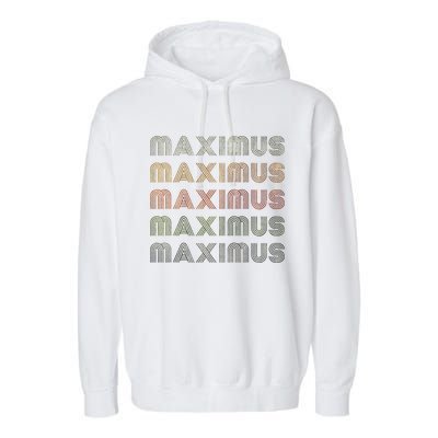 Love Heart Maximus Grungevintage Style Black Maximus Garment-Dyed Fleece Hoodie