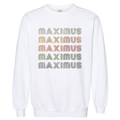 Love Heart Maximus Grungevintage Style Black Maximus Garment-Dyed Sweatshirt