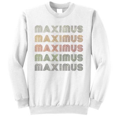 Love Heart Maximus Grungevintage Style Black Maximus Sweatshirt