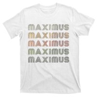 Love Heart Maximus Grungevintage Style Black Maximus T-Shirt