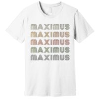 Love Heart Maximus Grungevintage Style Black Maximus Premium T-Shirt