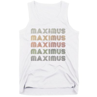 Love Heart Maximus Grungevintage Style Black Maximus Tank Top