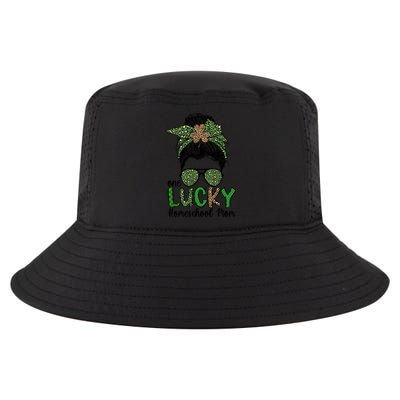 Lucky Homeschool Mom St Patrick's Day Homeschooling Mom Gift Cool Comfort Performance Bucket Hat