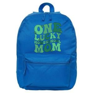 Lucky Homeschool Mom St Patrick's Day Homeschooling Mom Cool Gift 16 in Basic Backpack