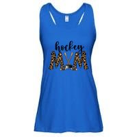 Leopard Hockey Mom Ice Hockey Fan Game Day Vibes Mothers Day Gift Ladies Essential Flowy Tank