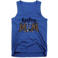 Leopard Hockey Mom Ice Hockey Fan Game Day Vibes Mothers Day Gift Tank Top