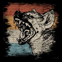 Laughing Hyena Meaningful Gift Flat Bill Trucker Hat