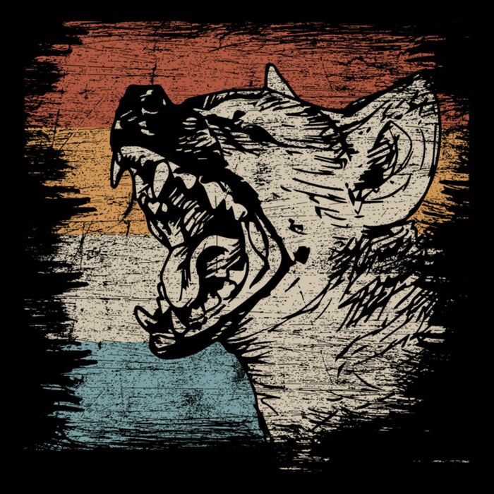 Laughing Hyena Meaningful Gift Flat Bill Trucker Hat
