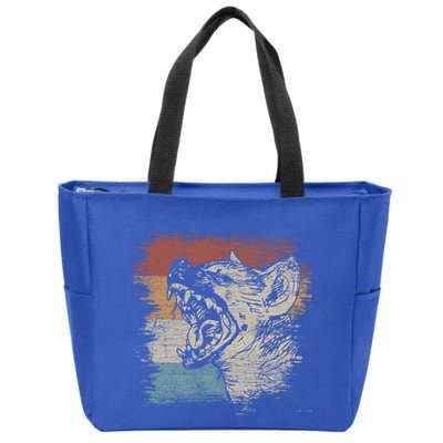 Laughing Hyena Meaningful Gift Zip Tote Bag