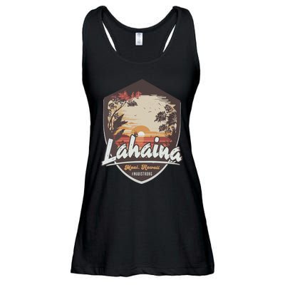 Lahaina Hawaii Maui Strong Support Ladies Essential Flowy Tank