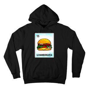 La Hamburguesa Mexican Hamburger Cards Tall Hoodie