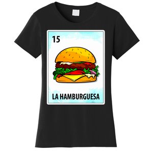 La Hamburguesa Mexican Hamburger Cards Women's T-Shirt