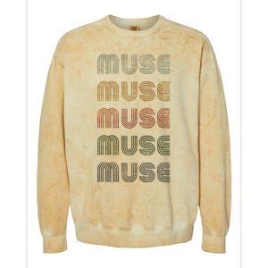 Love Heart Muse Grunge Colorblast Crewneck Sweatshirt