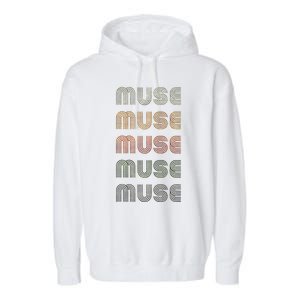 Love Heart Muse Grunge Garment-Dyed Fleece Hoodie