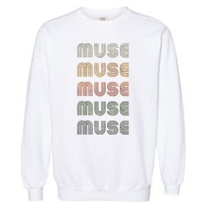 Love Heart Muse Grunge Garment-Dyed Sweatshirt