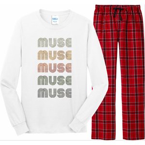 Love Heart Muse Grunge Long Sleeve Pajama Set