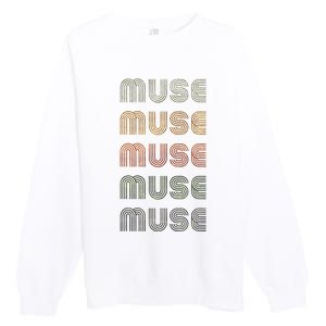 Love Heart Muse Grunge Premium Crewneck Sweatshirt