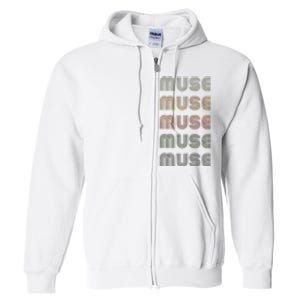 Love Heart Muse Grunge Full Zip Hoodie