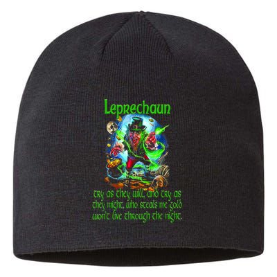 Leprechaun Horror Movie St. Patrick's Day Sustainable Beanie